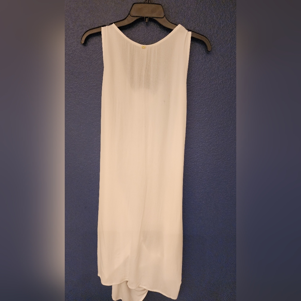 PQ Swim Water Lily Ava Wrap Dress in white size M/L - Picture 4 of 11